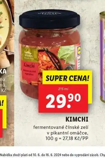 Lidl Kimchi nabídka