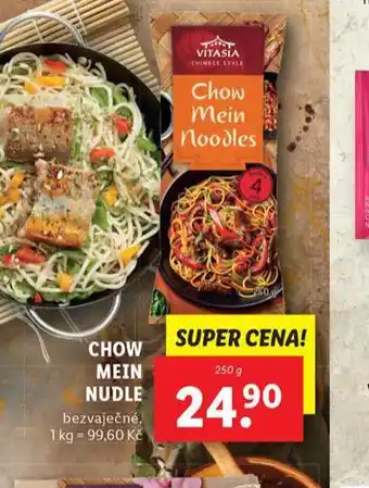 Lidl Chow mein nudle nabídka
