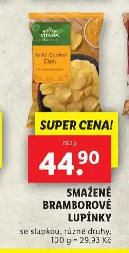 Lidl Smažené bramborové lupínky nabídka