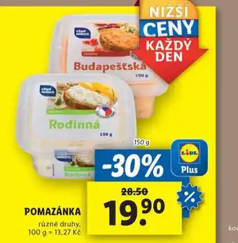 Lidl Pomazánka nabídka