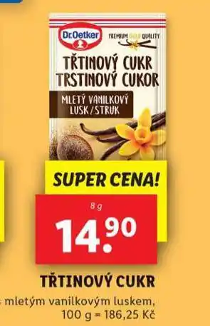 Lidl Třtinový cukr nabídka