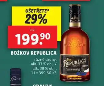 Lidl Božkov republica nabídka