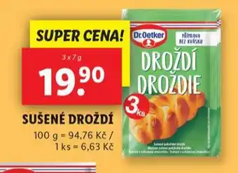 Lidl Sušené droždí nabídka