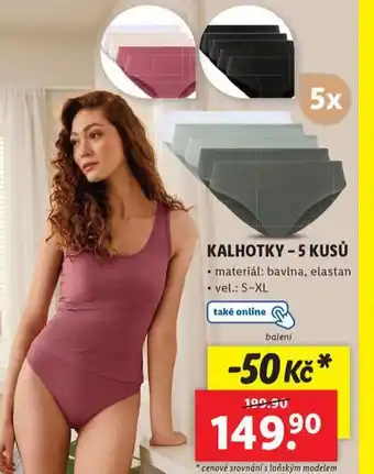 Lidl Kalhotky nabídka