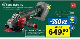 Lidl Aku úhlová bruska nabídka