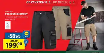 Lidl Pracovní bermudy nabídka