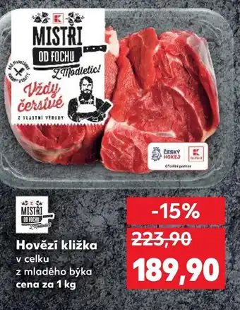 Kaufland Hovězí kližka nabídka