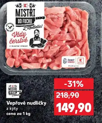 Kaufland Vepřové nudličky nabídka