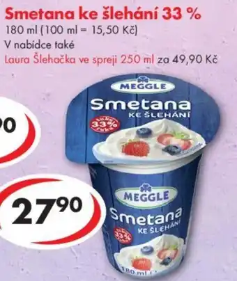 CBA Smetana ke šlehání 33% nabídka