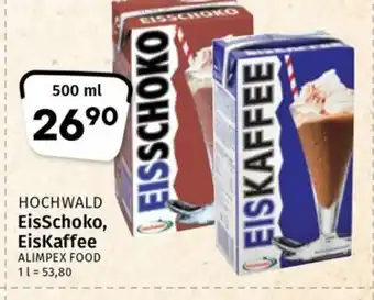 Coop HOCHWALD EisSchoko, EisKaffee nabídka
