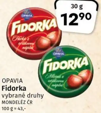Coop OPAVIA Fidorka nabídka