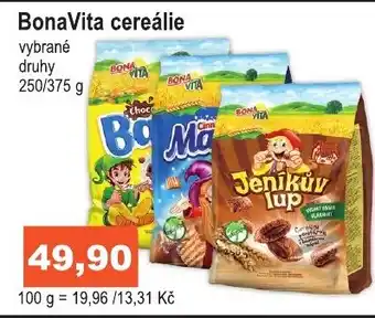 COOP DISKONT BonaVita cereálie nabídka