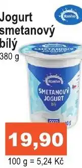 COOP DISKONT Jogurt smetanový bílý nabídka