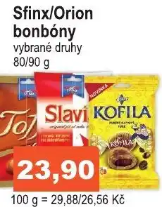 COOP DISKONT Sfinx/Orion bonbóny nabídka