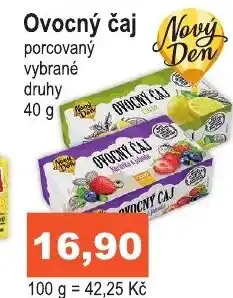 COOP DISKONT Ovocný čaj nabídka