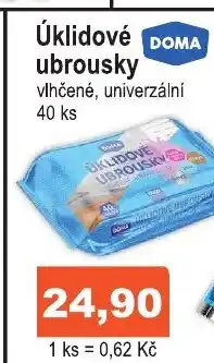 COOP DISKONT Úklidové ubrousky nabídka