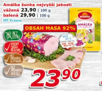 ESO MARKET Amálka šunka nejvyšší jakosti nabídka