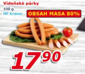 ESO MARKET Vídeňské párky nabídka