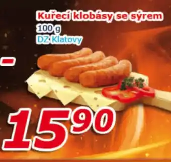ESO MARKET Kuřecí klobásy se sýrem nabídka