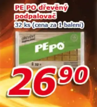 ESO MARKET PE PO dřevěný podpalovač nabídka