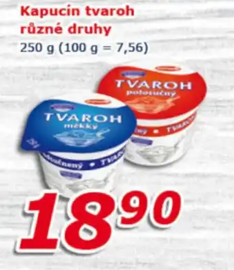 ESO MARKET Kapucín tvaroh různé druhy nabídka