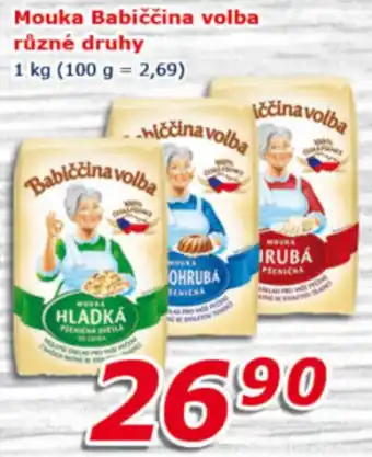 ESO MARKET Mouka Babiččina volba různé druhy nabídka