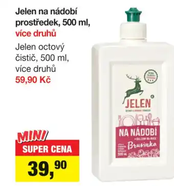 Šlak Jelen na nádobí prostředek, 500 ml nabídka