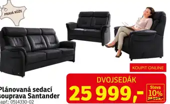 Asko Plánovaná sedací souprava Santander nabídka