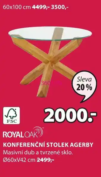 JYSK KONFERENČNÍ STOLEK AGERBY nabídka