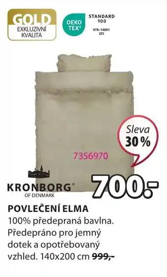 JYSK POVLEČENÍ ELMA nabídka