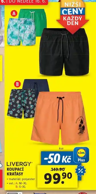 Lidl Koupací kraťasy nabídka