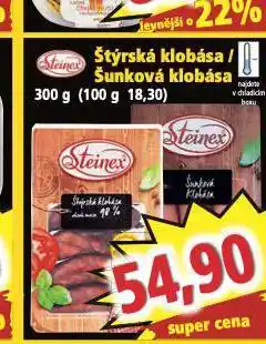 Norma Šunková klobása nabídka