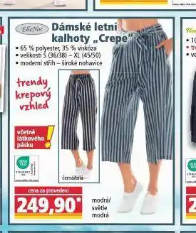 Norma Dámské letní kalhoty crepe nabídka
