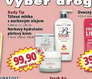 Norma Body tip norkový hydratační pleťový krém nabídka