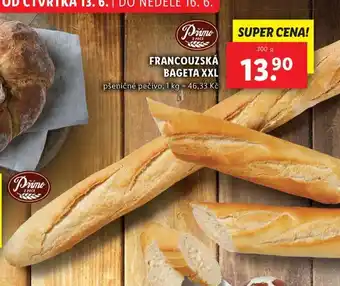 Lidl Francouzská bageta nabídka