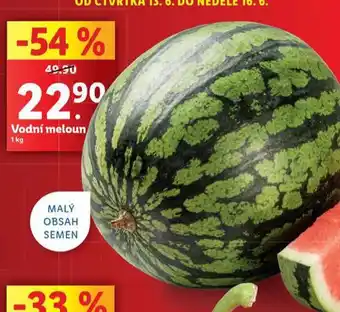 Lidl Vodní meloun nabídka