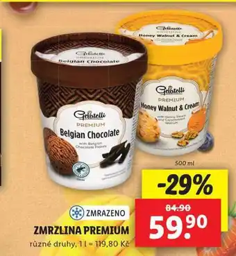 Lidl Zmrzlina premium nabídka