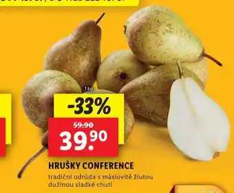 Lidl Hrušky nabídka
