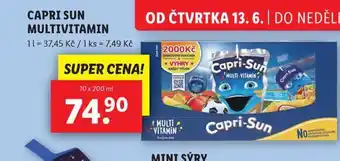 Lidl Capri sun nabídka