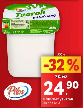 Lidl Odtučněný tvaroh nabídka