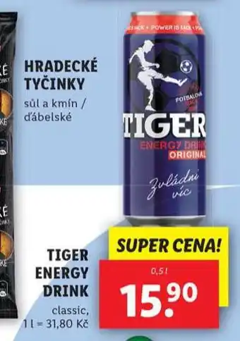 Lidl Tiger energy drink nabídka