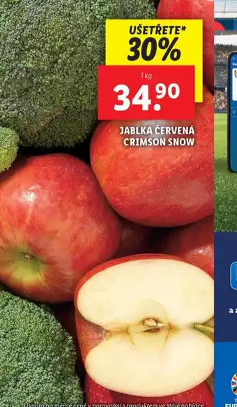 Lidl Jablka červená nabídka