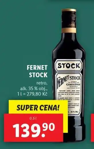Lidl Fernet stock nabídka