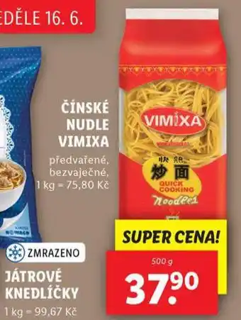 Lidl Čínské nudle vimixa nabídka