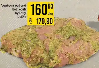 Jip Vepřová pečeně bez kosti bylinky plátky nabídka