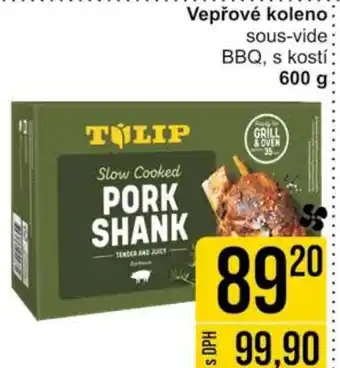 Jip Vepřové koleno sous-vide nabídka