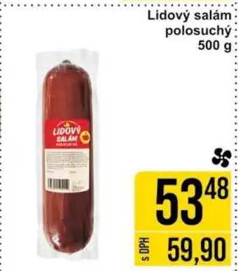 Jip Lidový salám polosuchý 500 g nabídka