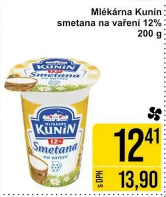 Jip Mlékárna Kunín smetana na vaření 12% 200 g nabídka
