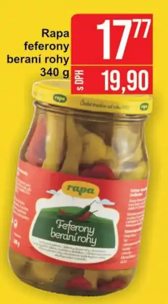 Jip Rapa feferony beraní rohy 340 g nabídka