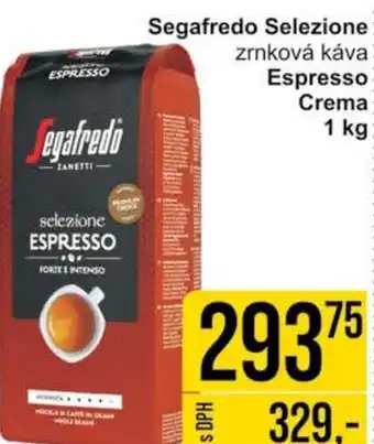 Jip Segafredo Selezione zrnková káva Espresso Crema 1 kg nabídka